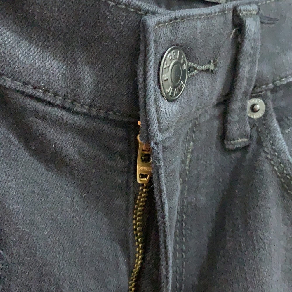 EXPRESS BLACK RIPPED JEANS - Picture 4 of 6